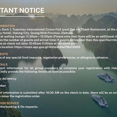 Grand Pioneers Halong Bay Cruise 1 Hotell Ha Long Eksteriør bilde